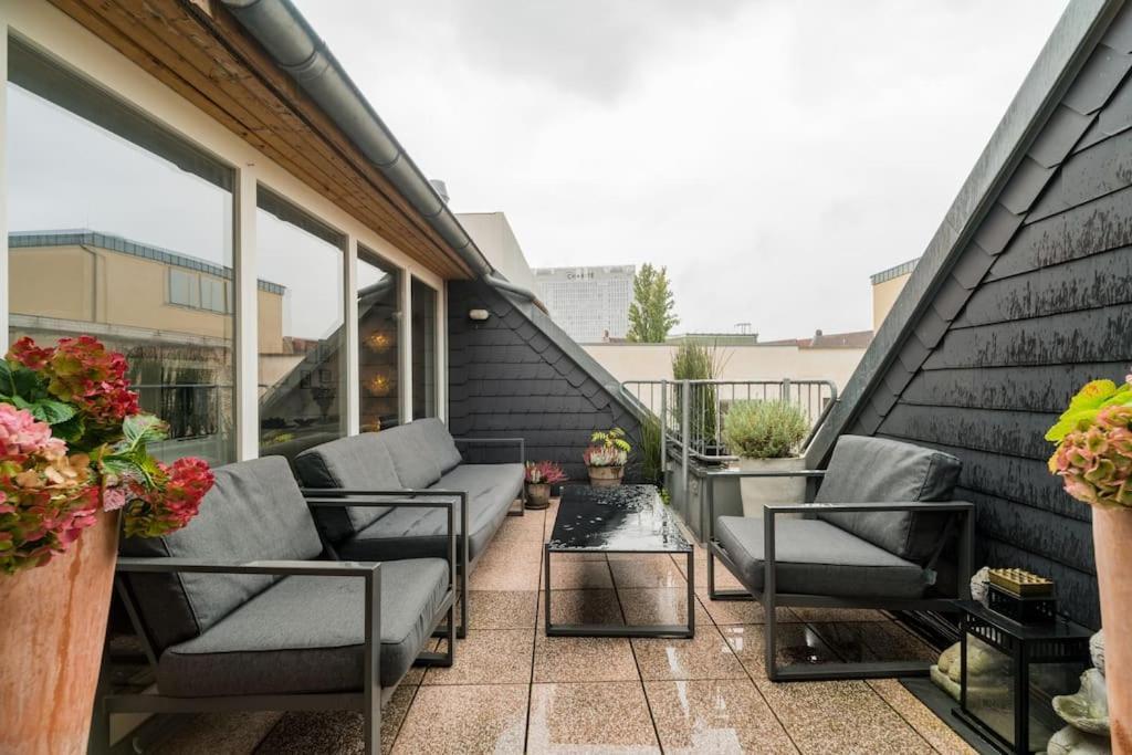 Ruhige Dachwohnung Mit Terrasse Berlin Mitte - Spacious Modern Rooftop Loft In Berlin Mitte Экстерьер фото